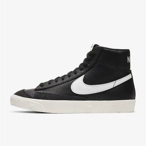 Black Leather Nike Blazer